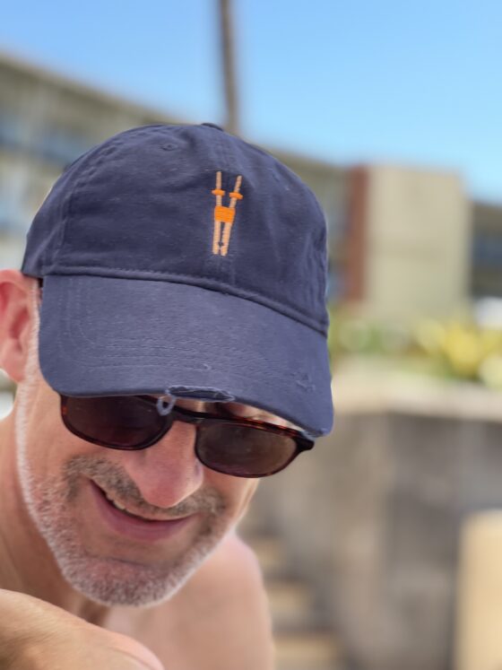 Embroidered classic Caribbean Living Distressed Dad Cap
