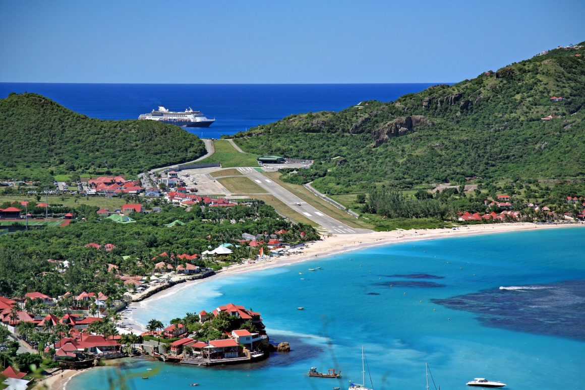 St. Barts Aerial View