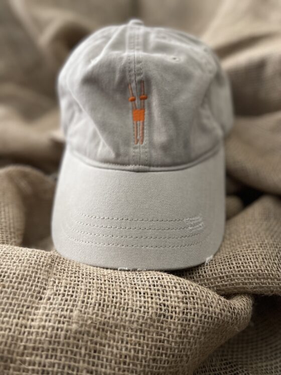 Embroidered Bikini Logo Khaki Cap